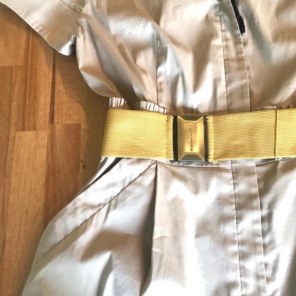 COPY - BCBG mini dress with branded belt, zip and pockets - Picture 3 of 10